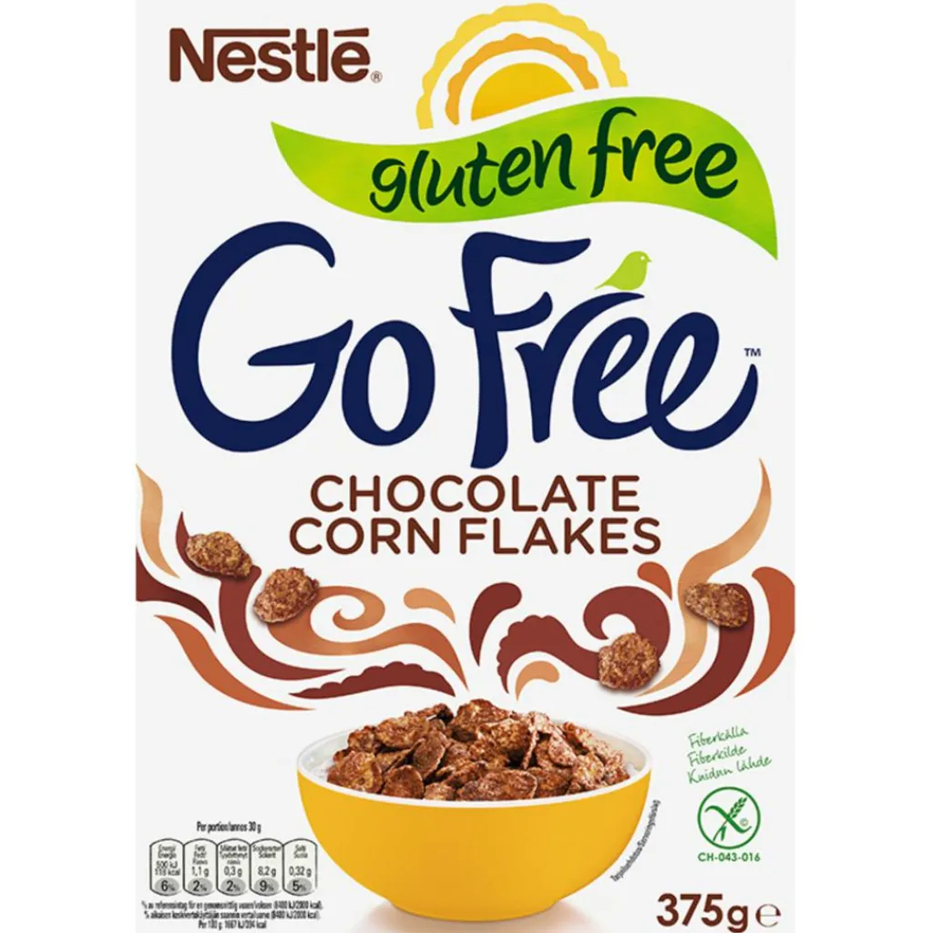 Nestle Gryn, Flager & Drys<Glutenfri Choco Corn Flakes