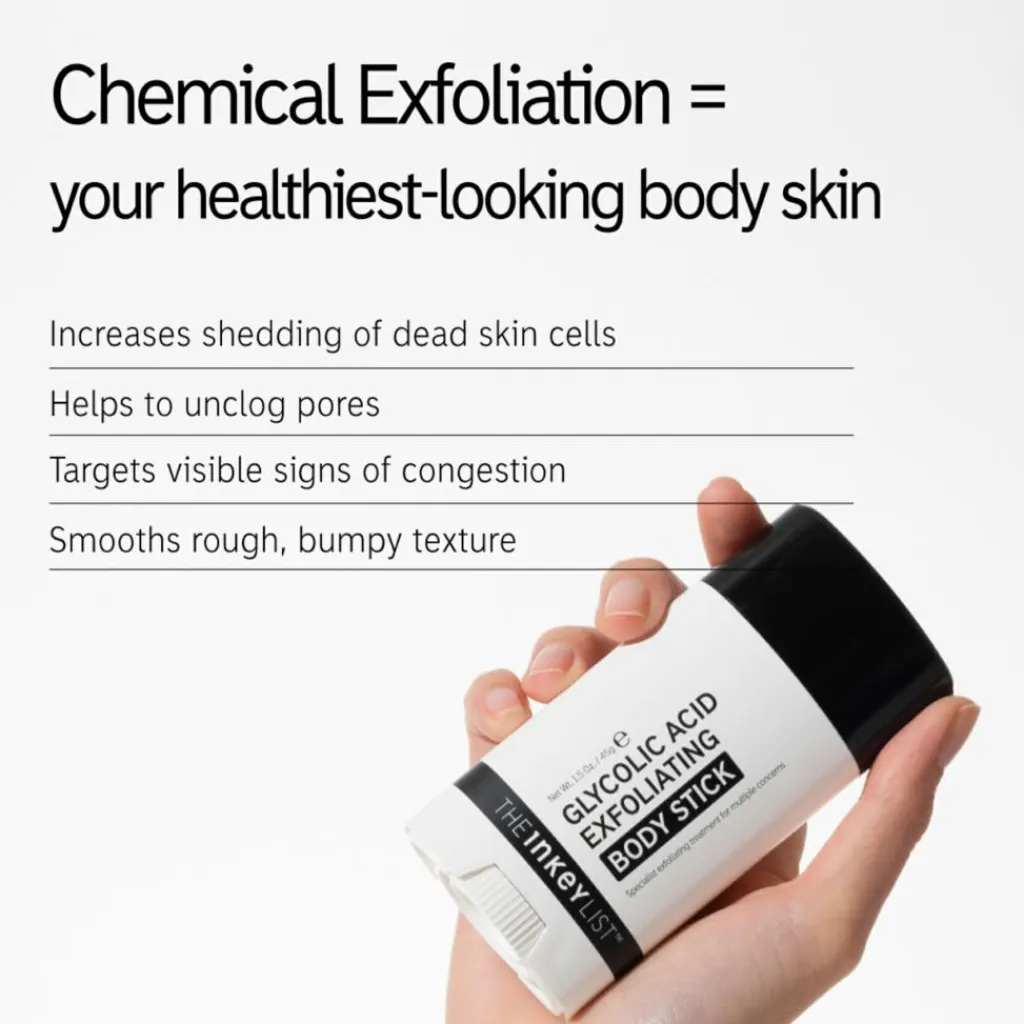 The INKEY List Scrub & Exfoliering<Glycolic Acid Exfoliating Body Stick
