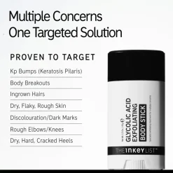 The INKEY List Scrub & Exfoliering<Glycolic Acid Exfoliating Body Stick