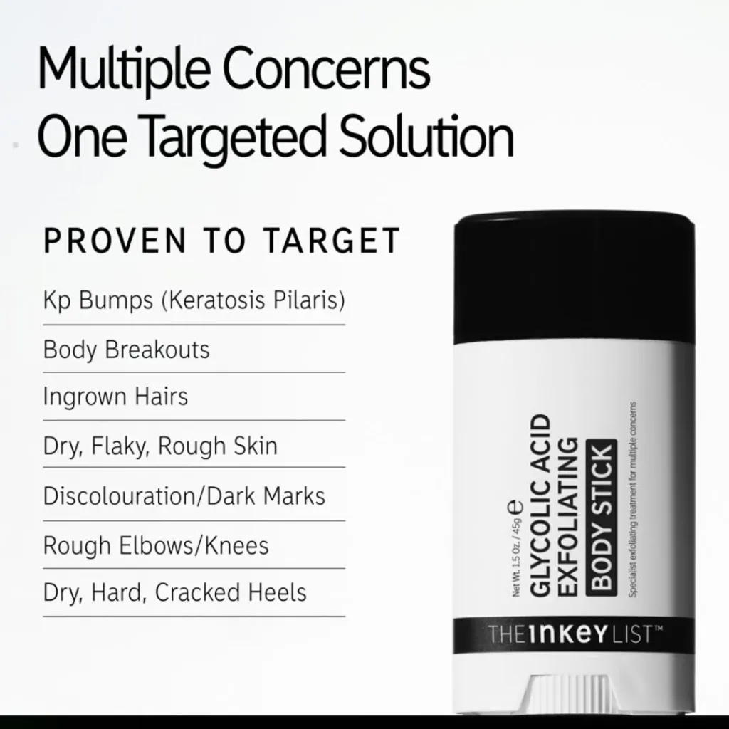 The INKEY List Scrub & Exfoliering<Glycolic Acid Exfoliating Body Stick