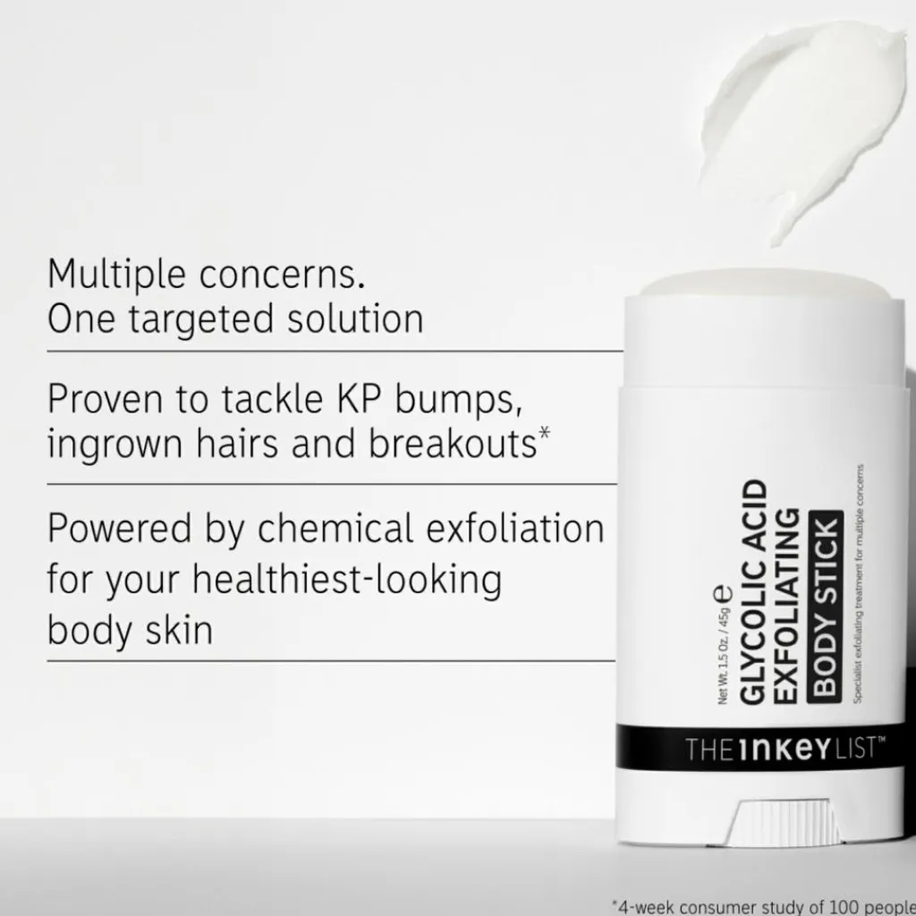 The INKEY List Scrub & Exfoliering<Glycolic Acid Exfoliating Body Stick