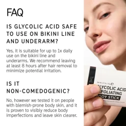 The INKEY List Scrub & Exfoliering<Glycolic Acid Exfoliating Body Stick
