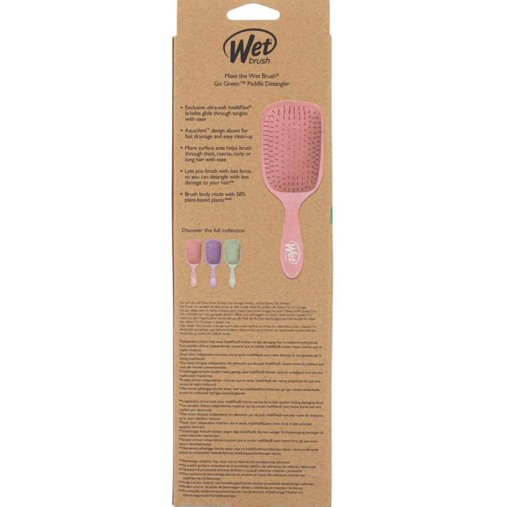 WetBrush Hårbørster>Go Green Biodegradeable Paddle Detangler