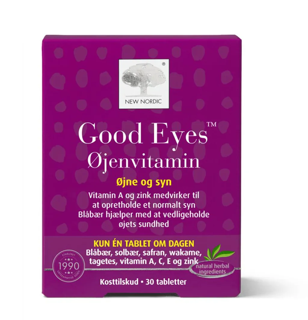 New Nordic Hud, Hår & Negle<Good Eyes Øjenvitamin