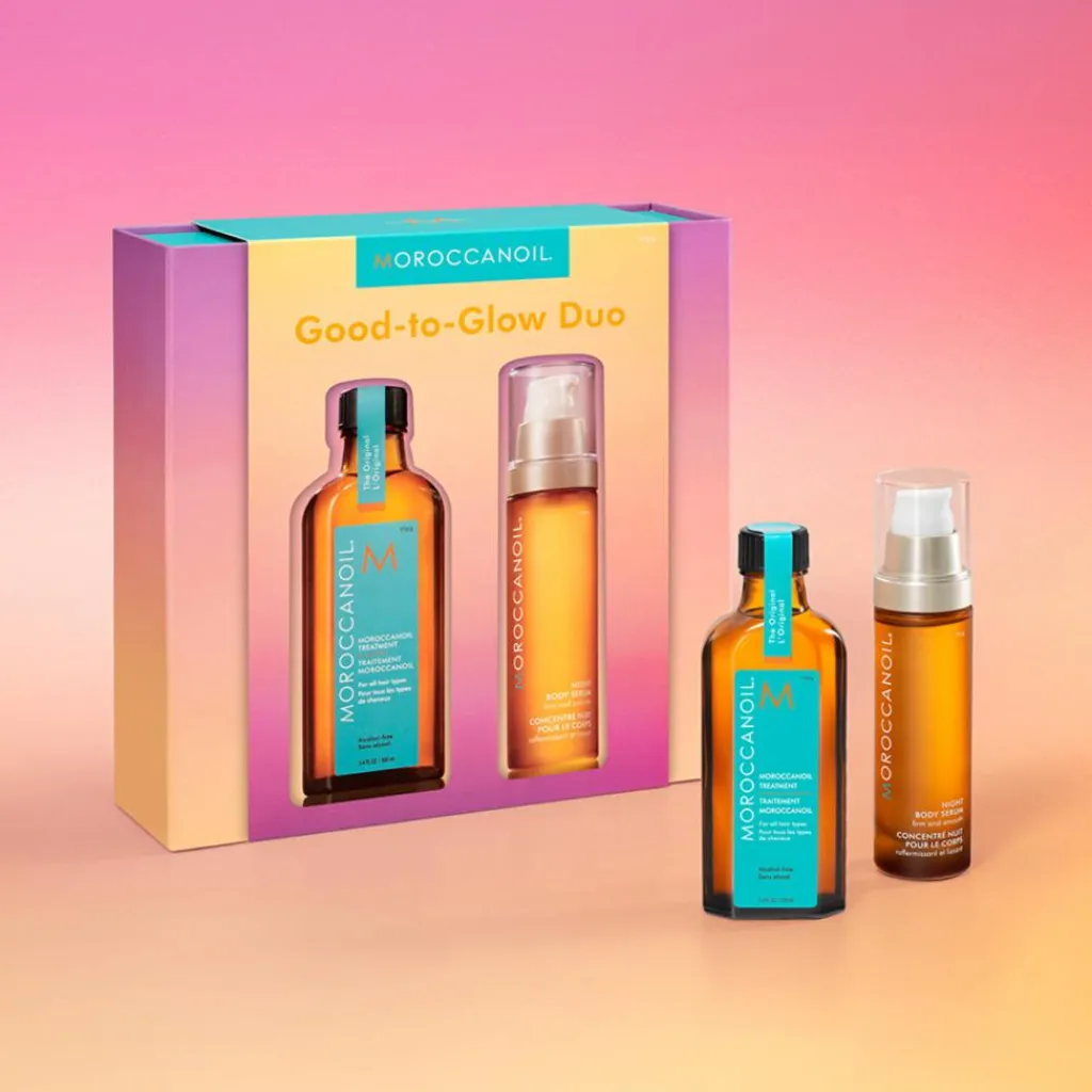 Moroccanoil Good to Glow Duo< Gaveæsker|Hårpleje Gaveæsker