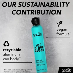 Got2b Glans<gotGLOSS Hair Shine Finish