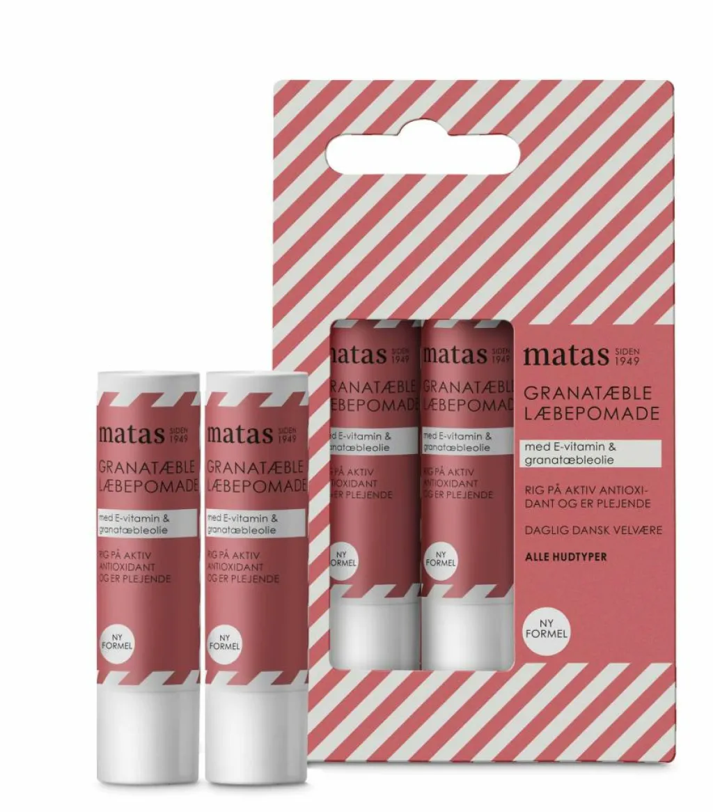 Matas Striber Læbepleje<Granatæble Læbepomade