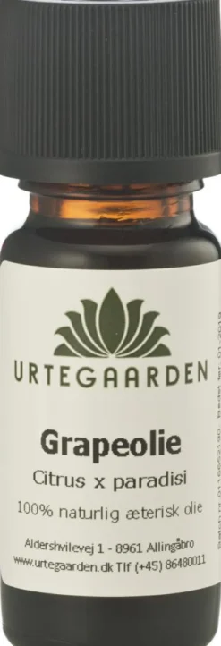 Urtegaarden Grapeolie Æterisk Olie< Duft Til Hjemmet|Duftolier