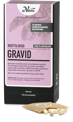 Nani Kosttilskud Til Gravide|Vitaminer Til Gravide<Gravid Kurpakke