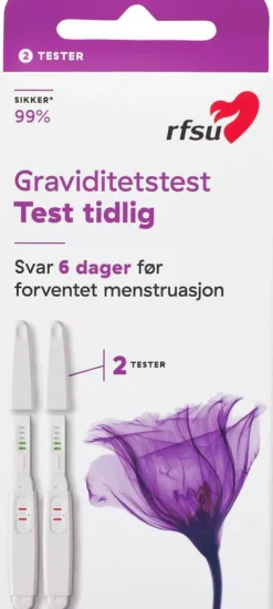 RFSU Graviditetstest|Graviditetstests>Graviditetstest stav - test tidlig