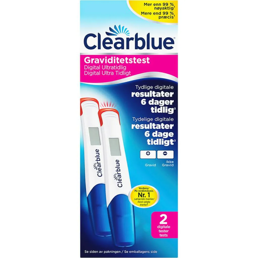 Clearblue Graviditetstest Ultra Early<Børn Graviditetstest|Graviditetstests