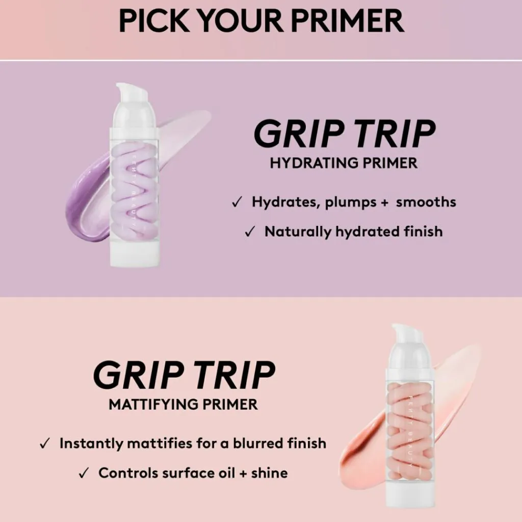 Fenty Beauty Primer>Grip Trip Mattifying + Blurring Primer