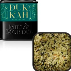 Mill & Mortar Krydderier>Grøn Dukkah Mandler m. grøn pistacie Ø