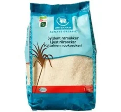 Urtekram Gyldent rørsukker Ø< Sukker & Sødemidler