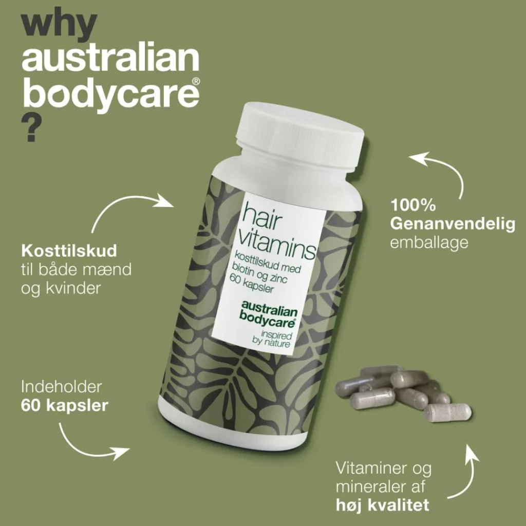 Australian Bodycare Hud, Hår & Negle|Hovedbundspleje<Hair Loss Care Kosttilskud