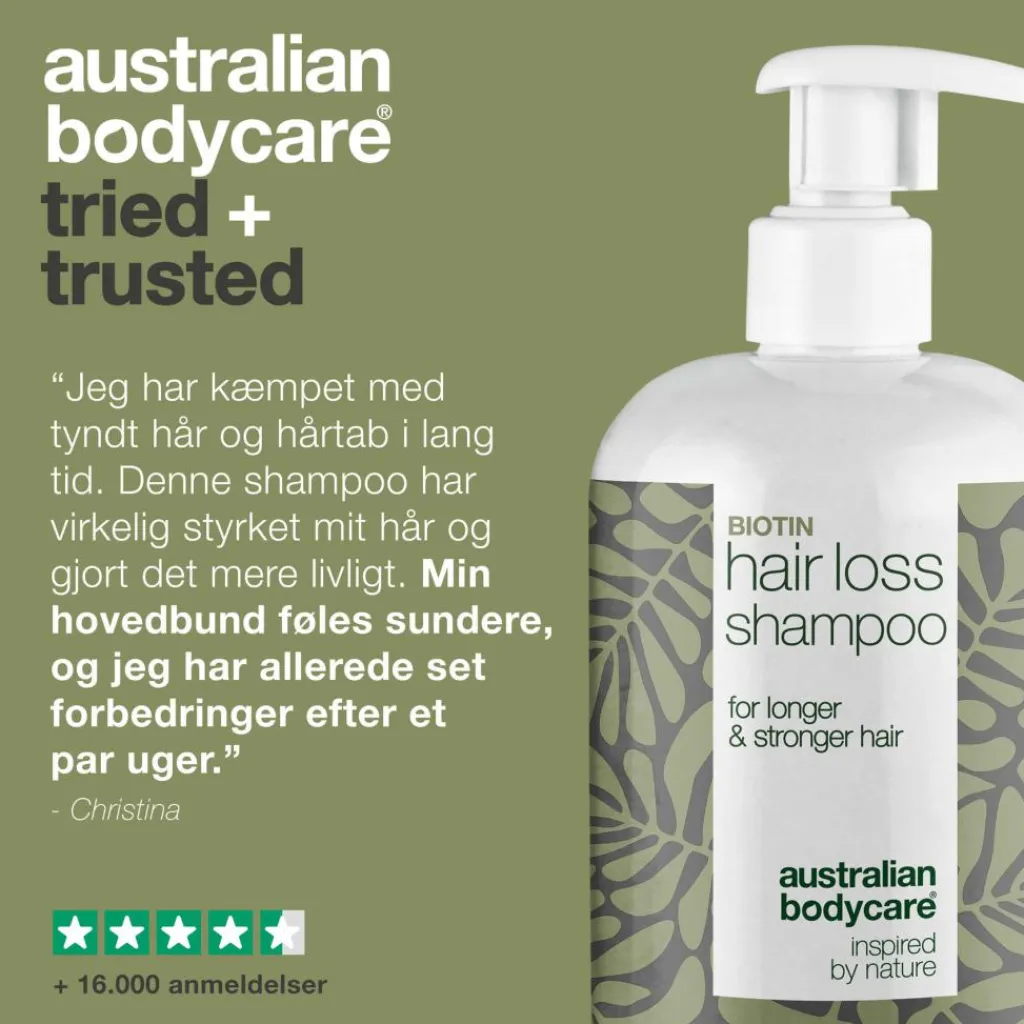 Australian Bodycare Hovedbundspleje>Hair Loss Wash