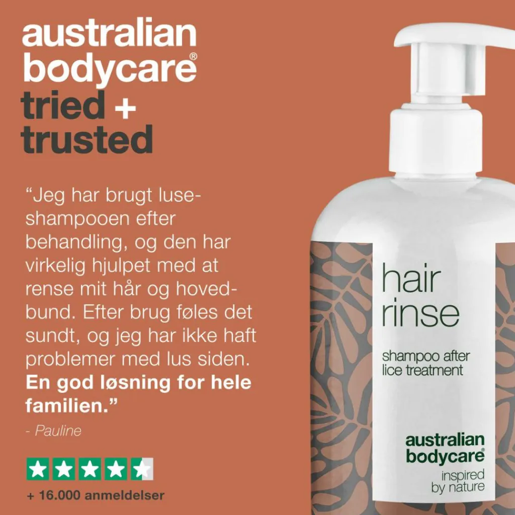 Australian Bodycare Hovedbundspleje<Hair Rinse Shampoo