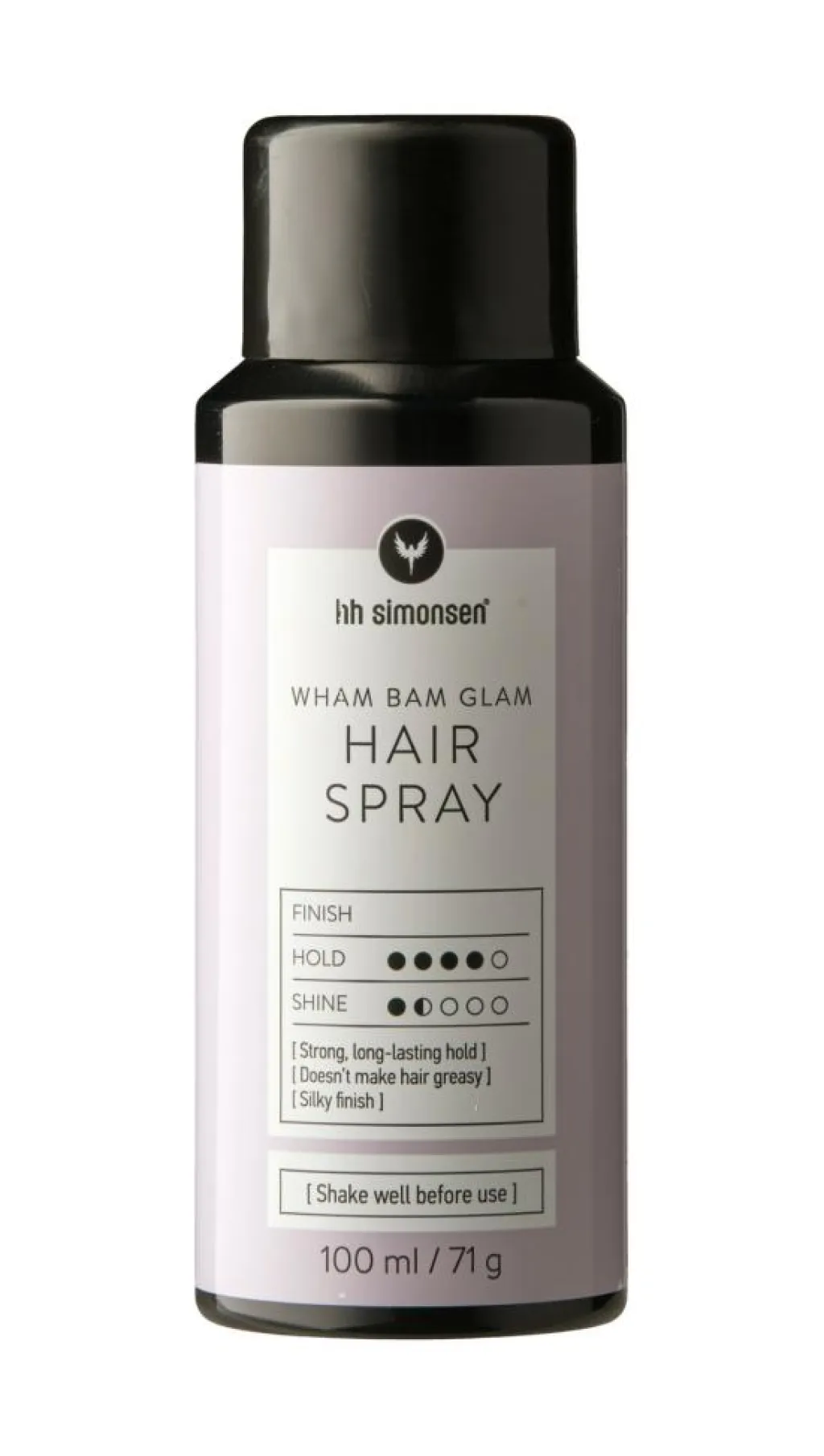 HH Simonsen Hair Spray< Rejsestørrelser