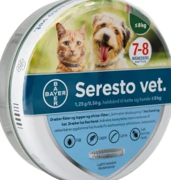 Seresto Vet Halsbånd til Hund og Kat< Flåter & Lopper|Flåter & Lopper
