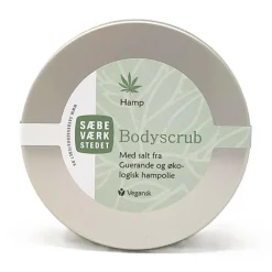 SÆBEVÆRKSTEDET Scrub & Exfoliering>Hamp Saltscrub med økologisk hampolie