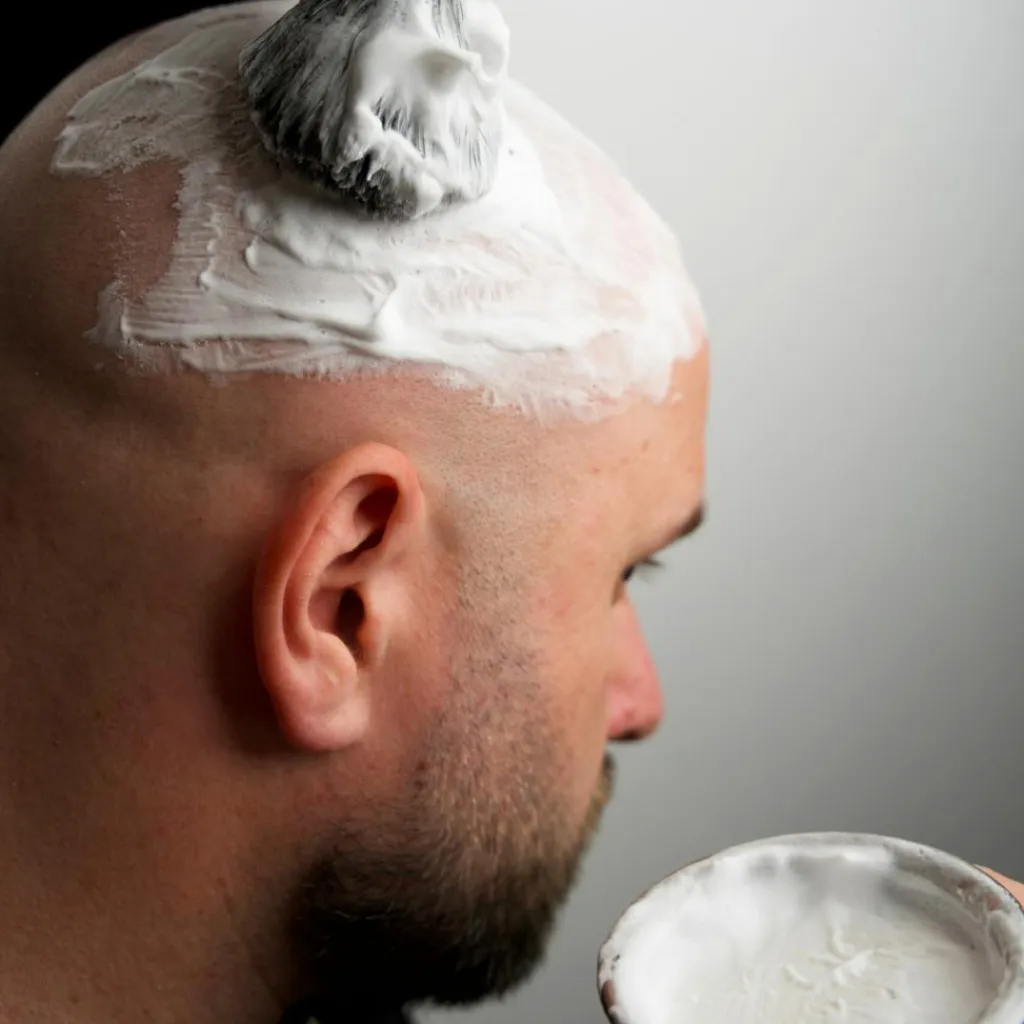 Better Be Bold Barberskum & Gel<Handmade Headshaving Soap