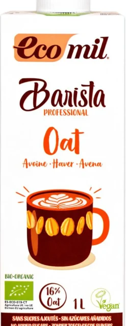 Ecomil Mælkefri Drikke>Havredrik Barista Ø