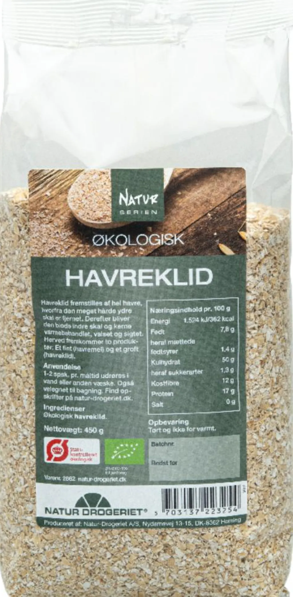 Natur Drogeriet Havreklid Ø< Bagning
