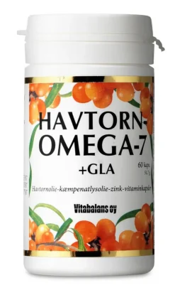Vitabalans Oy Havtorn Omega 7 + GLA< Hud, Hår & Negle