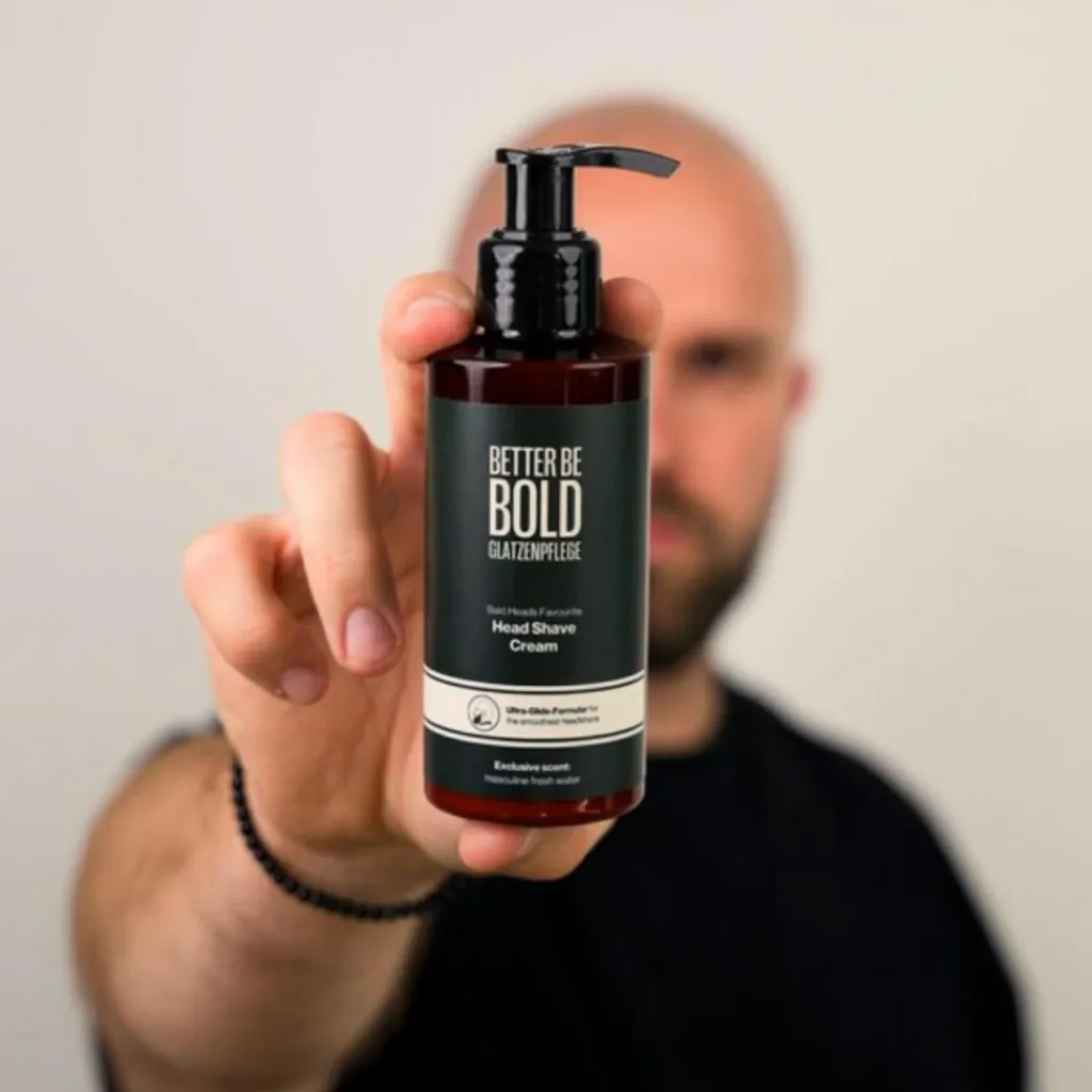 Better Be Bold Barberskum & Gel<Head Shave Cream Ultra-glide formular