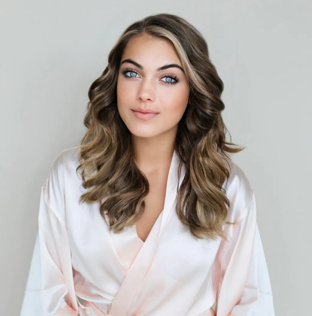 Lenoites Heatless Curls In Mulberry Silk< Curlers