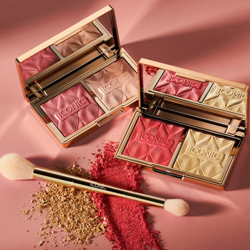 ICONIC LONDON Highlighterbørster|Blush- & Bronzerbørster>Highlight & Blush Duo Brush