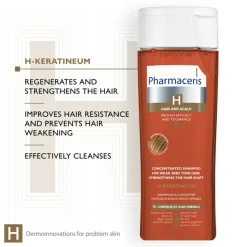 Pharmaceris Hovedbundspleje<H-Keratineum Concentrated Hair Strengthening Shampoo For Weak and Thin Hair