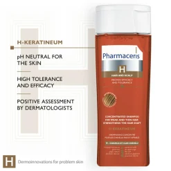 Pharmaceris Hovedbundspleje<H-Keratineum Concentrated Hair Strengthening Shampoo For Weak and Thin Hair