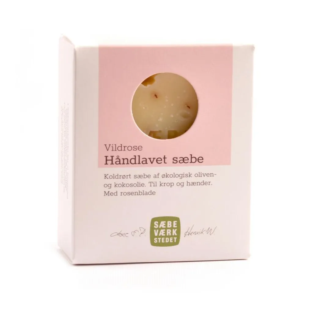 SÆBEVÆRKSTEDET Håndpleje<Håndlavet sæbe Vildrose