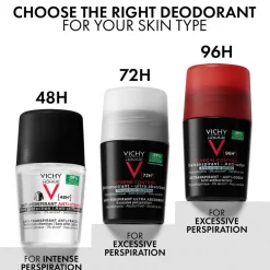 Vichy Dermatologisk Hudpleje Til Mænd|Til Mænd<Homme Deo Shirt Protection 48T