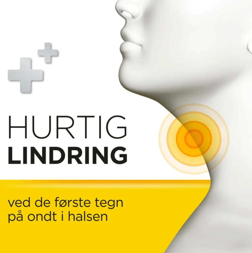 Strepsils Ondt I Halsen|Forkølelse<Honning og Citron, sugetabletter