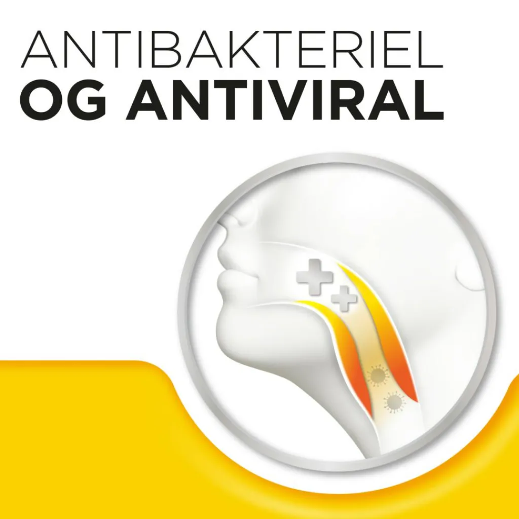 Strepsils Ondt I Halsen|Forkølelse<Honning og Citron, sugetabletter