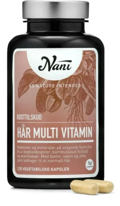 Nani Hår Multi Vitamin< Hud, Hår & Negle|Multivitaminer