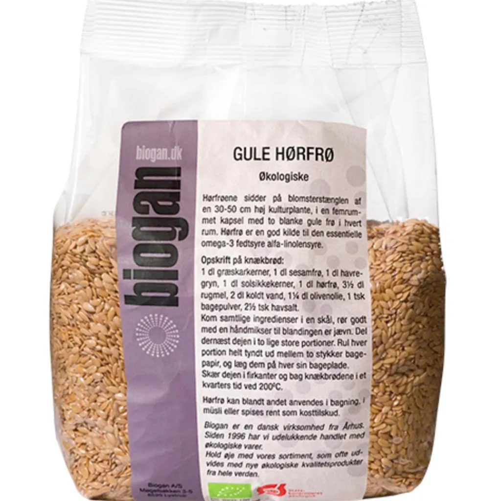 Biogan Hørfrø gule Ø< Kerner & Frø