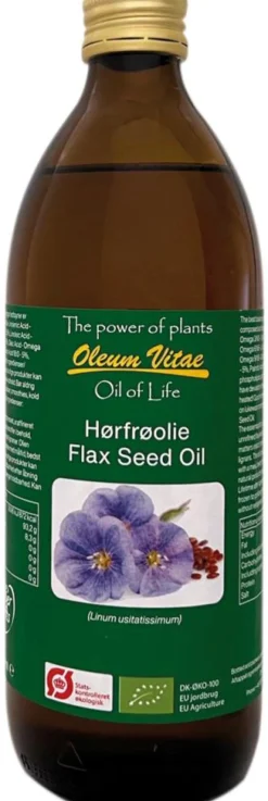Oil of Life Hørfrø Olie ren Ø< Olier & Eddike