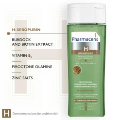 Pharmaceris Hovedbundspleje>H-Sebopurin Professional Normalizing Shampoo For Seborrhoeic Scalp