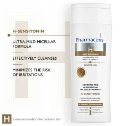 Pharmaceris Hovedbundspleje<H-Sensitonin Soothing and Moisturizing Micellar Shampoo