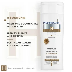 Pharmaceris Hovedbundspleje<H-Sensitonin Soothing and Moisturizing Micellar Shampoo