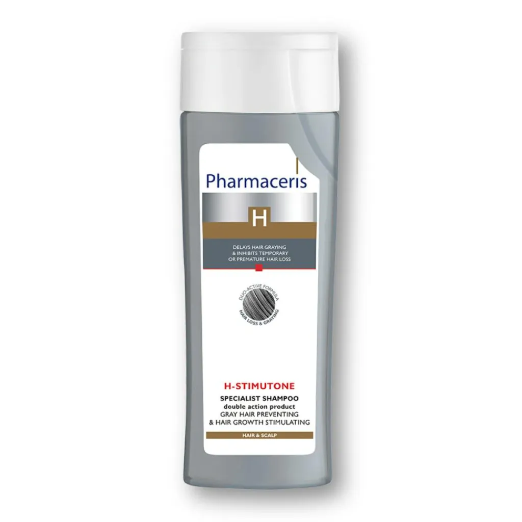 Pharmaceris Hovedbundspleje<H-Stimutone Specialist Grey Hair Preventing & Hair Stimulating Shampoo