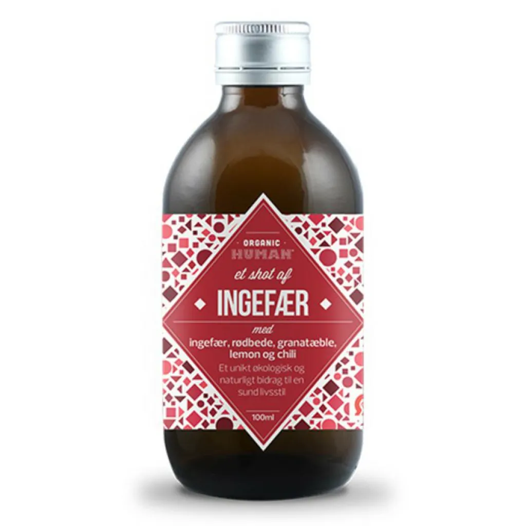 HUMAN Saft, Juice & Iste>Ingefær shot Ø