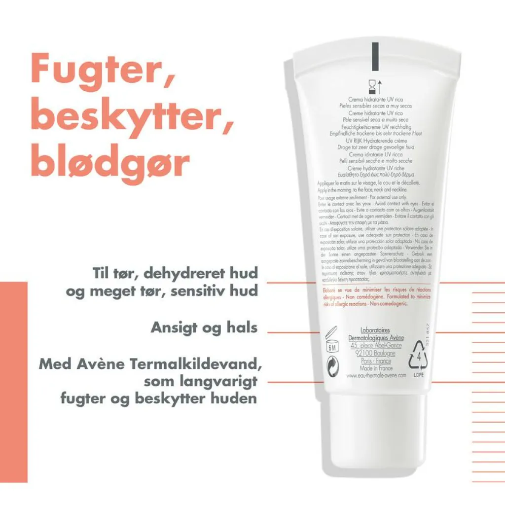 Avène Ansigtspleje<Hydrance UV Rich
