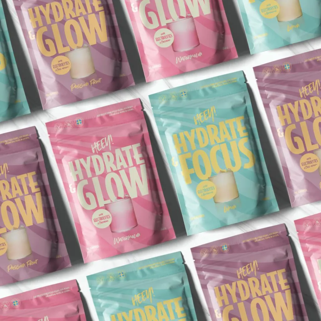 Heey! Elektrolytter<Hydrate & Glow Electrolytes + Coll-egan