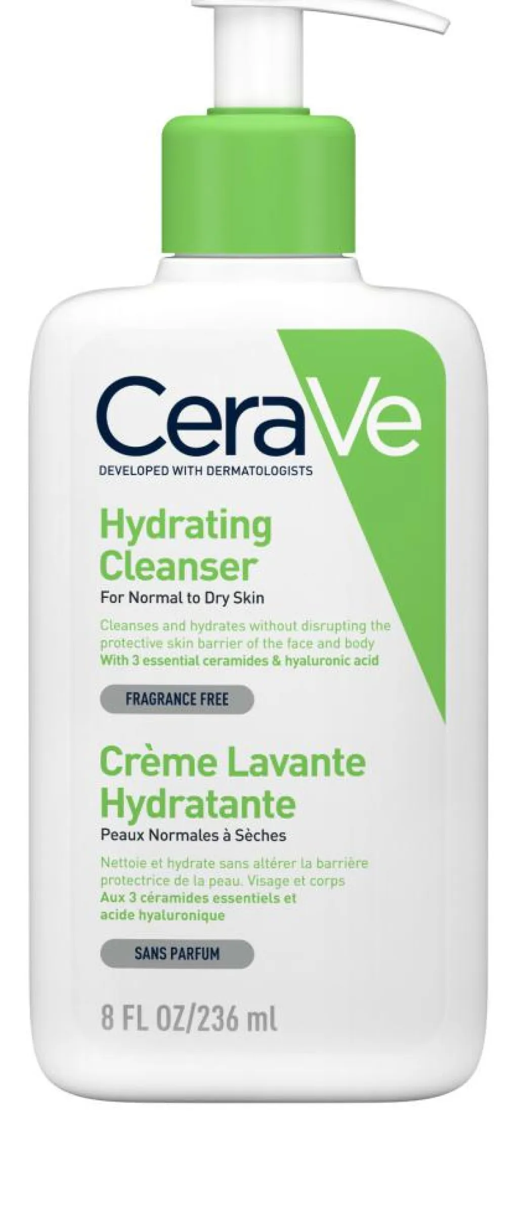 CeraVe Dermatologisk Hudpleje Til Mænd|Ansigtspleje>Hydrating Cleanser