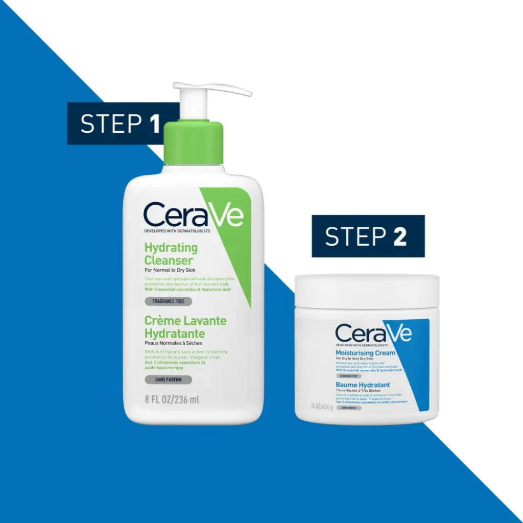 CeraVe Dermatologisk Hudpleje Til Mænd|Ansigtspleje>Hydrating Cleanser