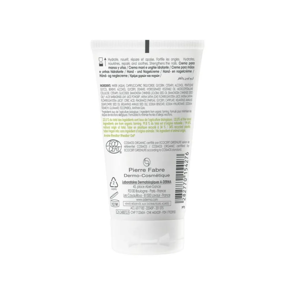A-DERMA Kropspleje|Håndpleje<Hydrating Hand & Nail Cream